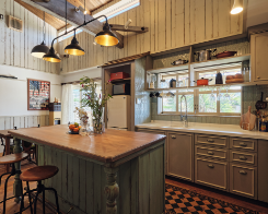 海外風キッチン　写真